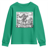 Heated Chivalry Medieval Knights Kissing LGBT Pride Youth Sweatshirt