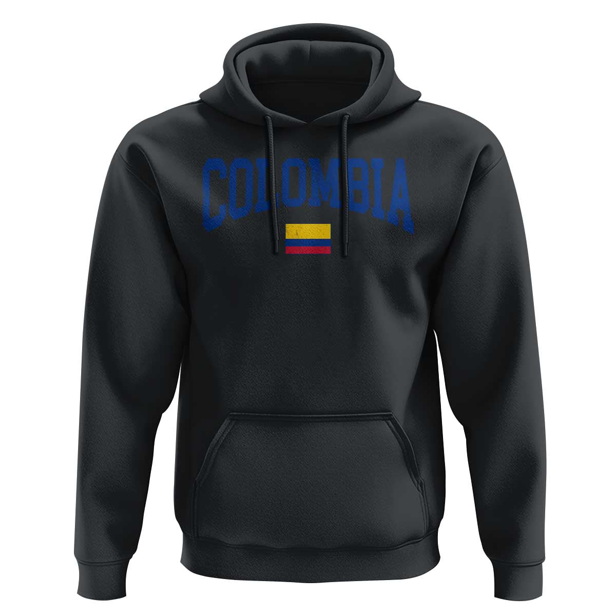 Colombia Football Throwback Design Vintage Colombian Flag Jersey Style Hoodie
