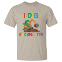 I Dig Kindergarten T Shirt Back To School Dinosaur Truck Construction - Wonder Print Shop