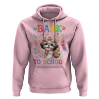 Funny Bark To School Hoodie Shih Tzu Dogs School Supplies Paw - Wonder Print Shop