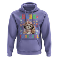 Funny Bark To School Hoodie Shih Tzu Dogs School Supplies Paw - Wonder Print Shop