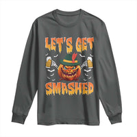 Funny Let's Get Smashed Long Sleeve Shirt Oktoberfest Pumpkin Beer Tyrolean Hat - Wonder Print Shop