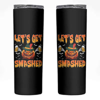 Funny Let's Get Smashed Skinny Tumbler Oktoberfest Pumpkin Beer Tyrolean Hat - Wonder Print Shop