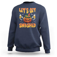 Funny Let's Get Smashed Sweatshirt Oktoberfest Pumpkin Beer Tyrolean Hat - Wonder Print Shop