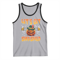 Funny Let's Get Smashed Tank Top Oktoberfest Pumpkin Beer Tyrolean Hat - Wonder Print Shop