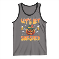 Funny Let's Get Smashed Tank Top Oktoberfest Pumpkin Beer Tyrolean Hat - Wonder Print Shop