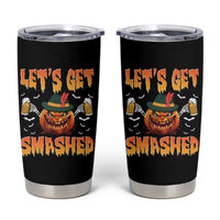 Funny Let's Get Smashed Tumbler Cup Oktoberfest Pumpkin Beer Tyrolean Hat - Wonder Print Shop