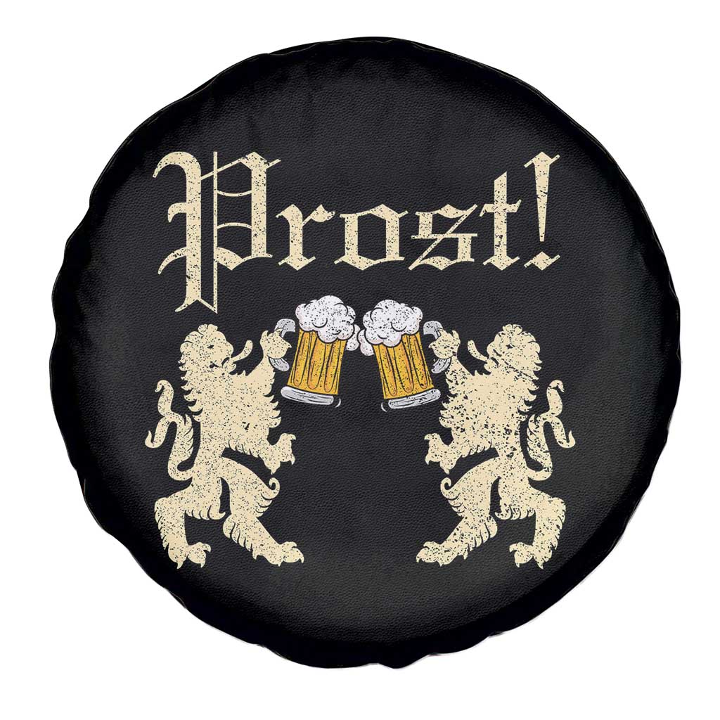 German Prost Spare Tire Cover Lion Cheers Beer Drinking Oktoberfest - Wonder Print Shop