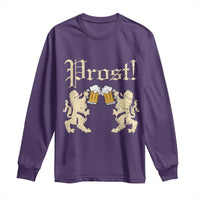 German Prost Long Sleeve Shirt Lion Cheers Beer Drinking Oktoberfest - Wonder Print Shop