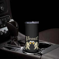 German Prost Skinny Tumbler Lion Cheers Beer Drinking Oktoberfest - Wonder Print Shop