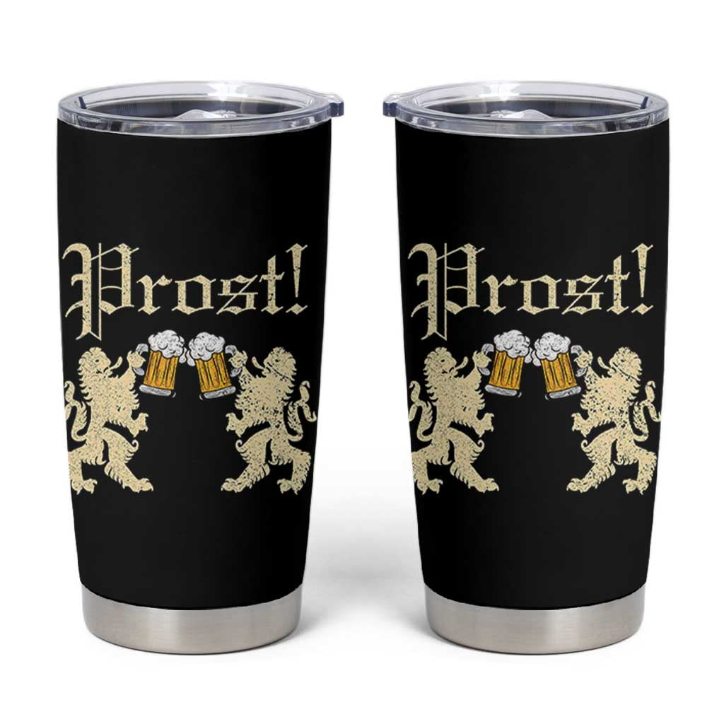 German Prost Tumbler Cup Lion Cheers Beer Drinking Oktoberfest - Wonder Print Shop