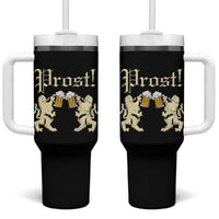 German Prost Tumbler With Handle Lion Cheers Beer Drinking Oktoberfest - Wonder Print Shop