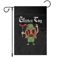 Funny Pretzel Garden Flag Guten Tag Lederhosen Bratwurst Oktoberfest - Wonder Print Shop