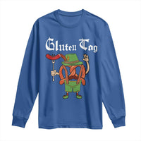 Funny Pretzel Long Sleeve Shirt Guten Tag Lederhosen Bratwurst Oktoberfest - Wonder Print Shop