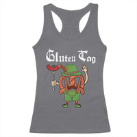 Funny Pretzel Racerback Tank Top Guten Tag Lederhosen Bratwurst Oktoberfest - Wonder Print Shop