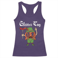Funny Pretzel Racerback Tank Top Guten Tag Lederhosen Bratwurst Oktoberfest - Wonder Print Shop