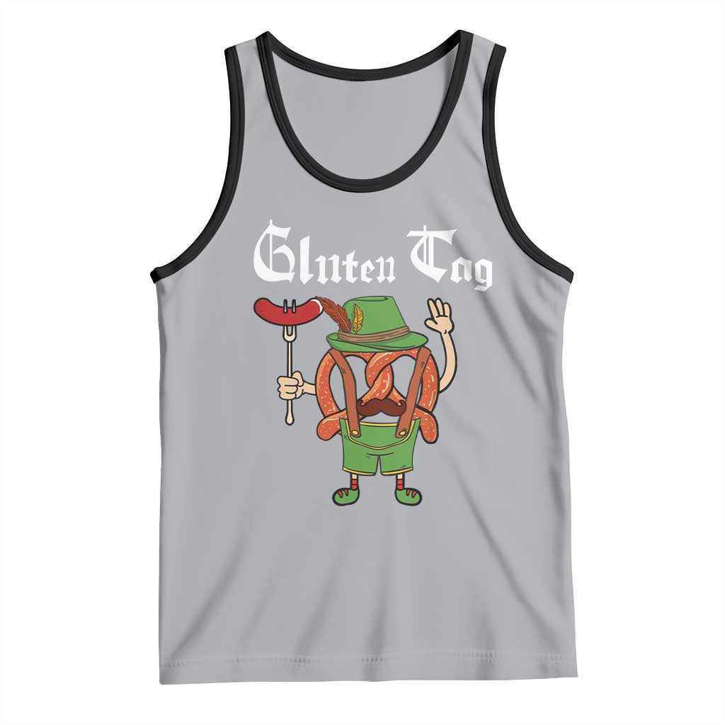 Funny Pretzel Tank Top Guten Tag Lederhosen Bratwurst Oktoberfest - Wonder Print Shop