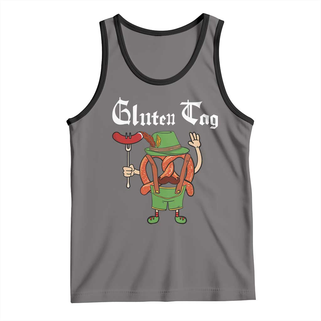 Funny Pretzel Tank Top Guten Tag Lederhosen Bratwurst Oktoberfest - Wonder Print Shop