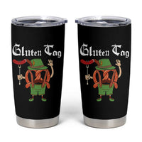 Funny Pretzel Tumbler Cup Guten Tag Lederhosen Bratwurst Oktoberfest - Wonder Print Shop