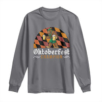 Funny Bigfoot Long Sleeve Shirt Oktoberfest Champion Beer Lederhosen - Wonder Print Shop