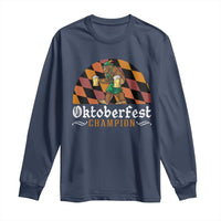 Funny Bigfoot Long Sleeve Shirt Oktoberfest Champion Beer Lederhosen - Wonder Print Shop