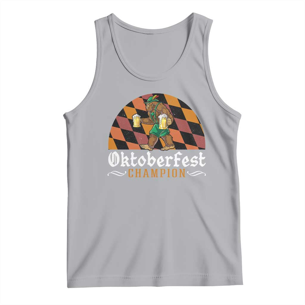 Funny Bigfoot Tank Top Oktoberfest Champion Beer Lederhosen - Wonder Print Shop