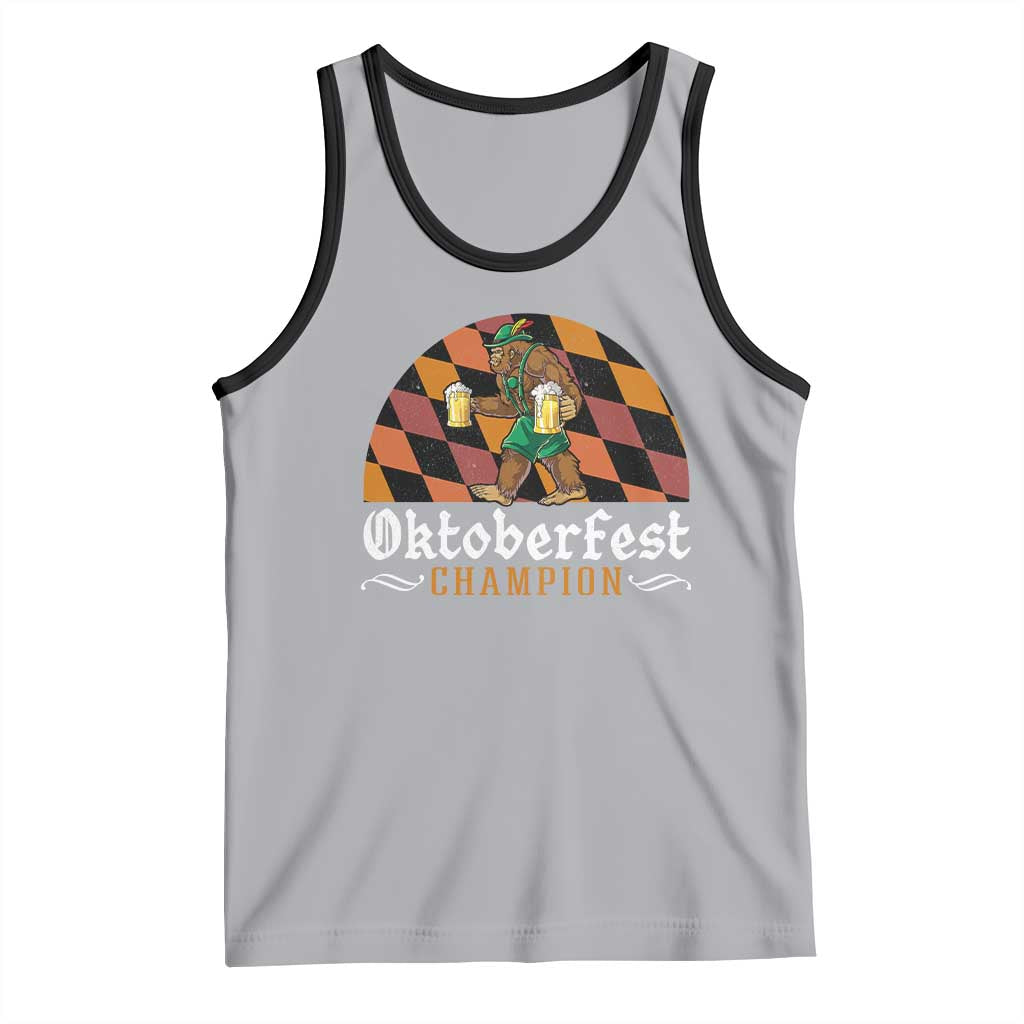 Funny Bigfoot Tank Top Oktoberfest Champion Beer Lederhosen - Wonder Print Shop