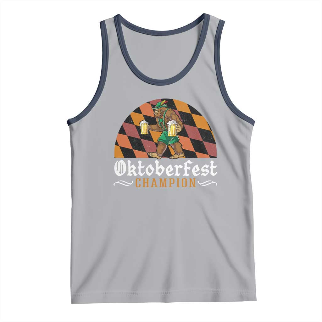 Funny Bigfoot Tank Top Oktoberfest Champion Beer Lederhosen - Wonder Print Shop