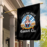 I Like Big Mugs And I Cannot Lie Garden Flag Oktoberfest Party Beer Dirndl Bavarian Flag - Wonder Print Shop