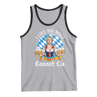 I Like Big Mugs And I Cannot Lie Tank Top Oktoberfest Party Beer Dirndl Bavarian Flag - Wonder Print Shop
