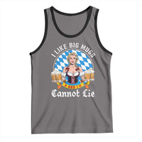 I Like Big Mugs And I Cannot Lie Tank Top Oktoberfest Party Beer Dirndl Bavarian Flag - Wonder Print Shop