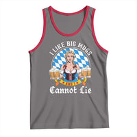 I Like Big Mugs And I Cannot Lie Tank Top Oktoberfest Party Beer Dirndl Bavarian Flag - Wonder Print Shop