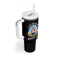 I Like Big Mugs And I Cannot Lie Tumbler With Handle Oktoberfest Party Beer Dirndl Bavarian Flag - Wonder Print Shop