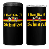 Funny Oktoberfest 4 in 1 Can Cooler Tumbler I Don't Give a Schnitzel German Lion Beer - Wonder Print Shop