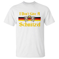 Funny Oktoberfest T Shirt I Don't Give a Schnitzel German Lion Beer - Wonder Print Shop
