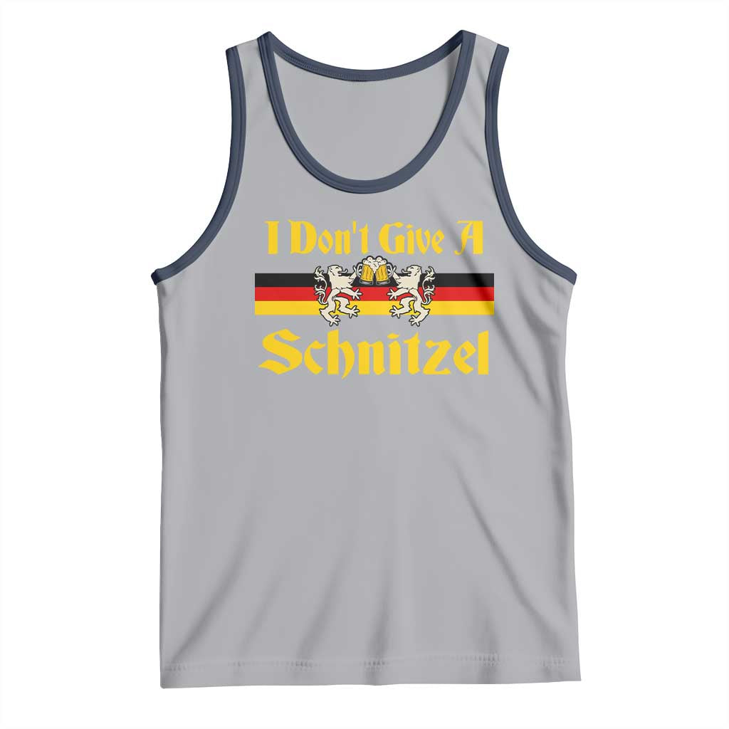 Funny Oktoberfest Tank Top I Don't Give a Schnitzel German Lion Beer - Wonder Print Shop