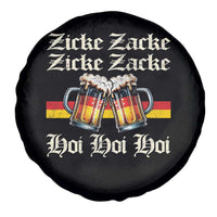 Funny Zicke Zacke Hoi Spare Tire Cover Oktoberfest German Flag Party - Wonder Print Shop