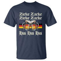 Funny Zicke Zacke Hoi T Shirt Oktoberfest German Flag Party - Wonder Print Shop