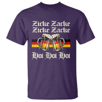 Funny Zicke Zacke Hoi T Shirt Oktoberfest German Flag Party - Wonder Print Shop