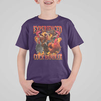 Funny Experienced Cock Handler T Shirt For Kid Inappropriate Adult Humor Chicken - Wonder Print Shop