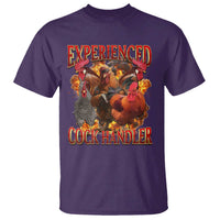 Funny Experienced Cock Handler T Shirt Inappropriate Adult Humor Chicken - Wonder Print Shop