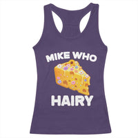 Funny Mike Who Cheese Hairy Racerback Tank Top Inappropriate Adult Humor Floral Cheese - Wonder Print Shop
