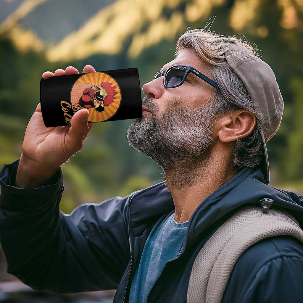 Funny Big Cock Chicken 4 in 1 Can Cooler Tumbler Raunchy Inappropriate Adult Humor - Wonder Print Shop