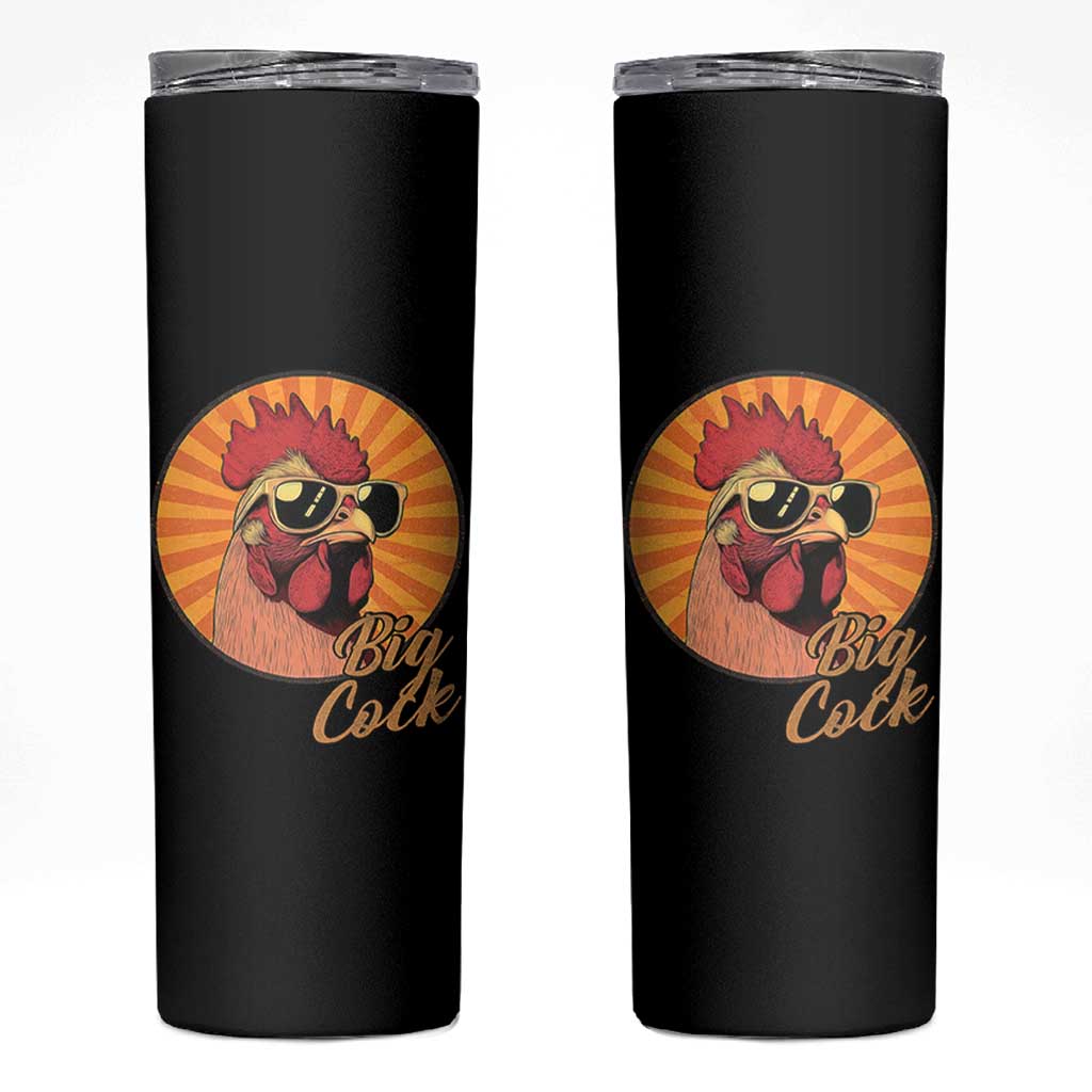 Funny Big Cock Chicken Skinny Tumbler Raunchy Inappropriate Adult Humor - Wonder Print Shop