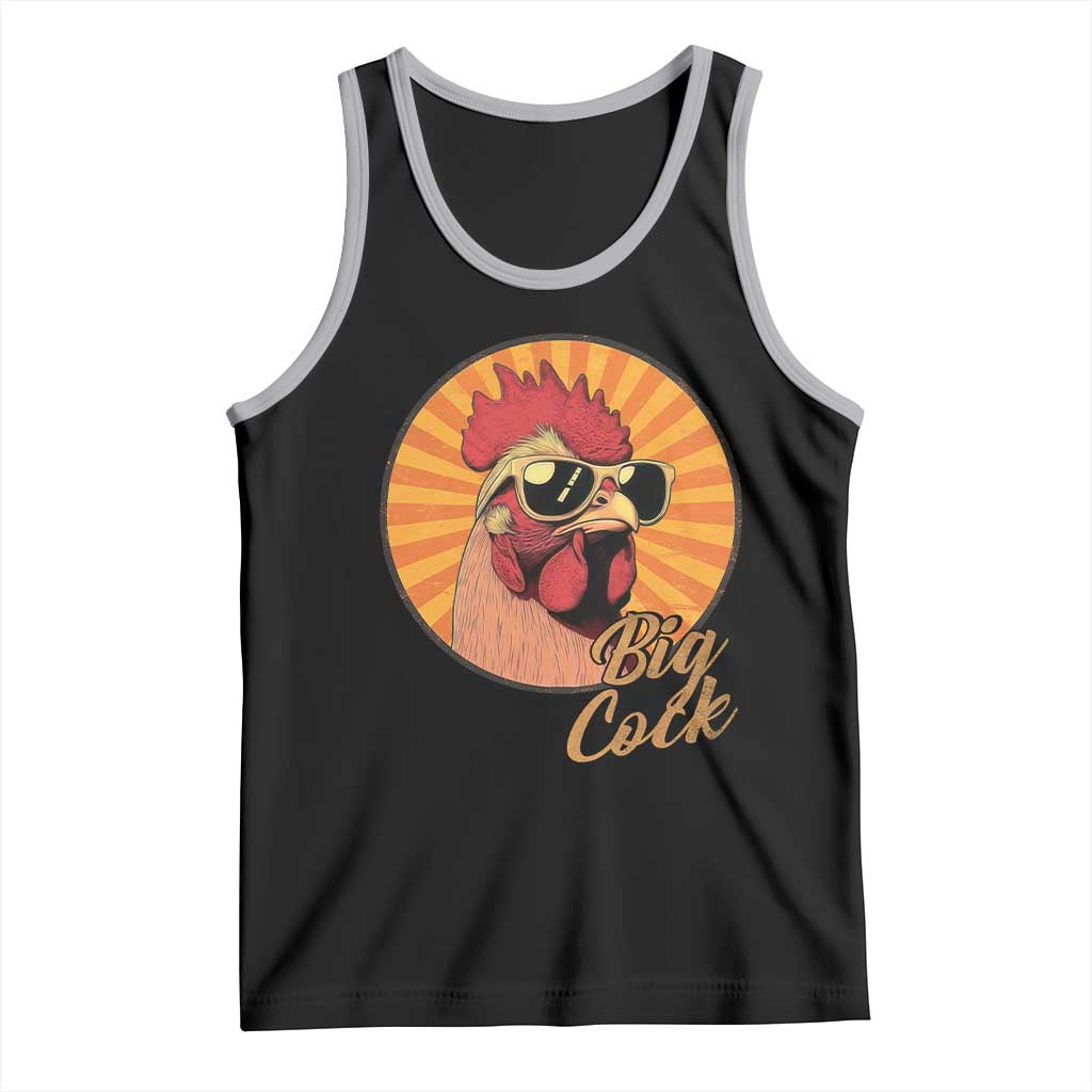 Funny Big Cock Chicken Tank Top Raunchy Inappropriate Adult Humor - Wonder Print Shop