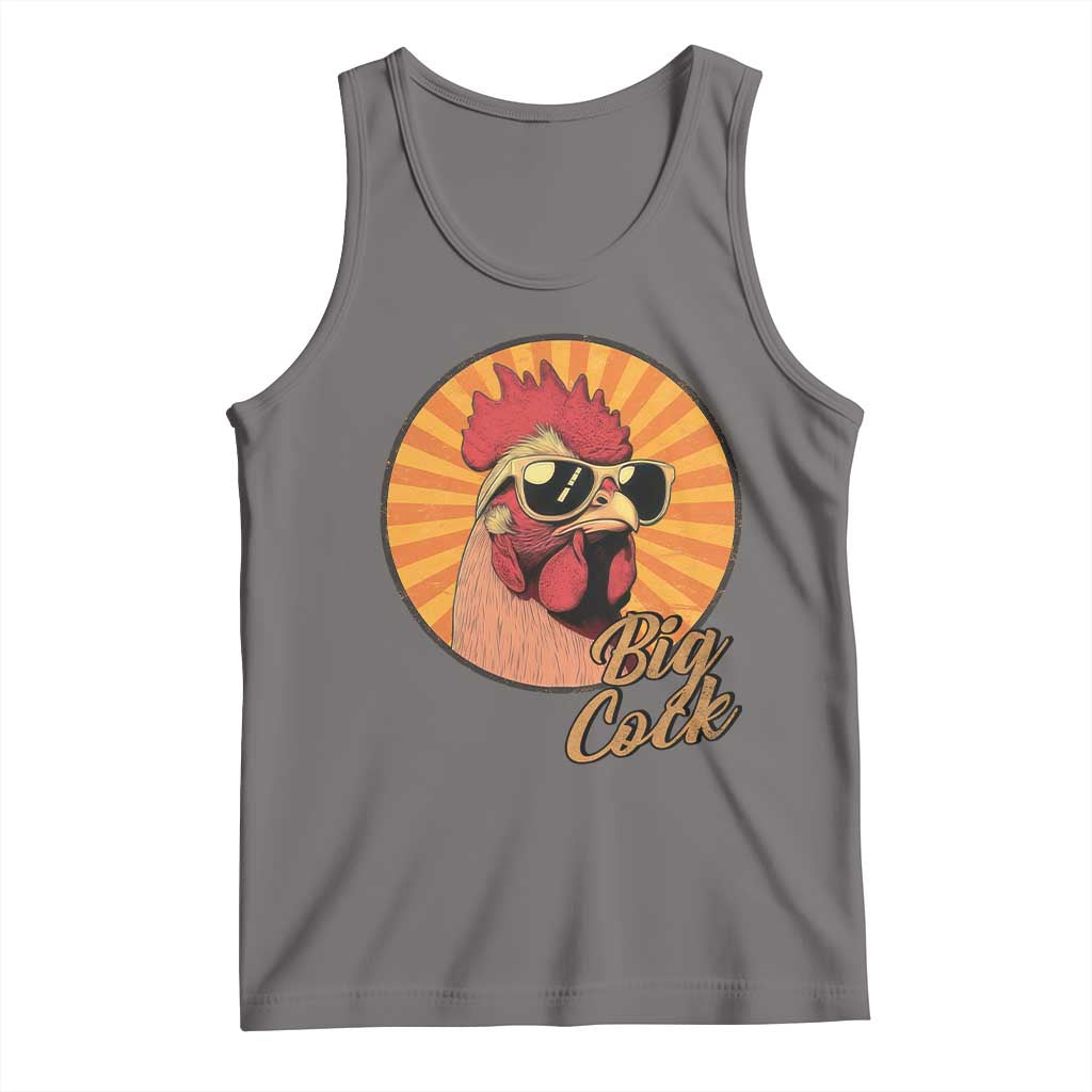 Funny Big Cock Chicken Tank Top Raunchy Inappropriate Adult Humor - Wonder Print Shop