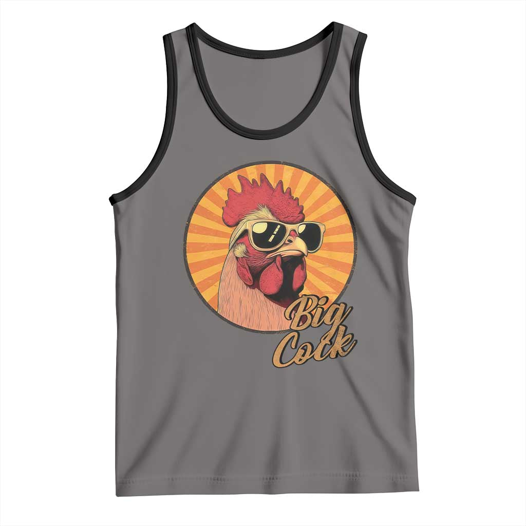 Funny Big Cock Chicken Tank Top Raunchy Inappropriate Adult Humor - Wonder Print Shop