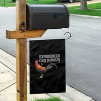 Funny Experienced Cock Handler Garden Flag Raunchy Inappropriate Adult Humor Chicken - Wonder Print Shop