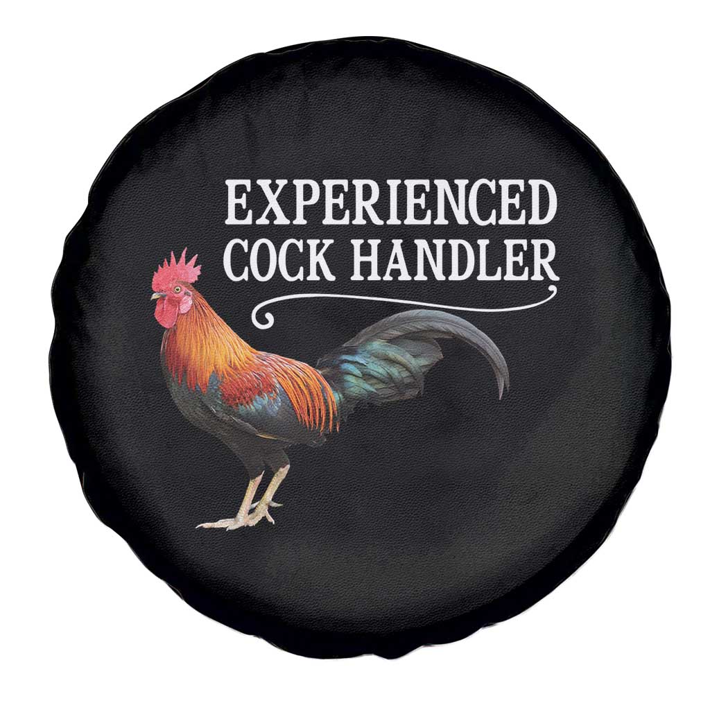 Funny Experienced Cock Handler Spare Tire Cover Raunchy Inappropriate Adult Humor Chicken - Wonder Print Shop