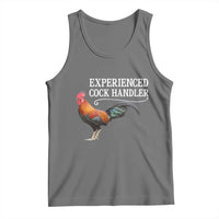Funny Experienced Cock Handler Tank Top Raunchy Inappropriate Adult Humor Chicken - Wonder Print Shop